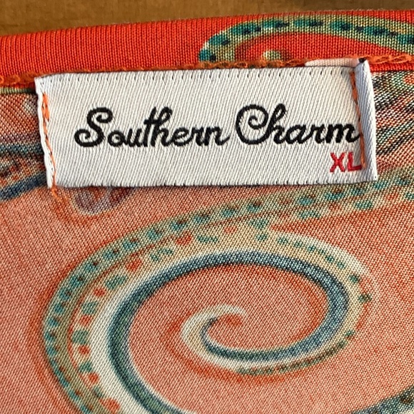 EUC Southern Charm Aline Tunic paisley XL - Picture 4 of 5